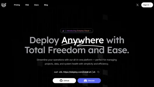 Dokploy - Effortless Deployment Solutions
