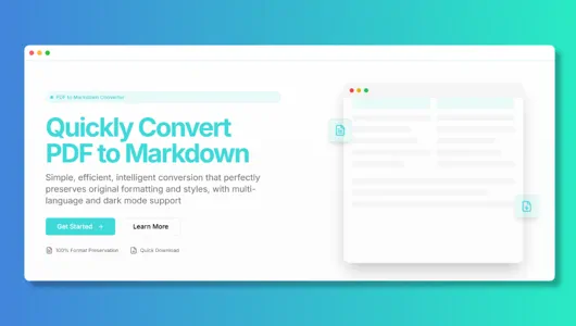 PDF to Markdown Converter | Fast & Free Online Tool